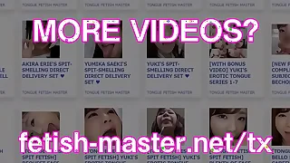 Japanese Asian Tongue Spit Face Nose Licking Sucking Kissing Handjob Fetish - More at fetish-master&period;net
